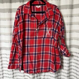Marleylilly Red Plaid Shirt XXL